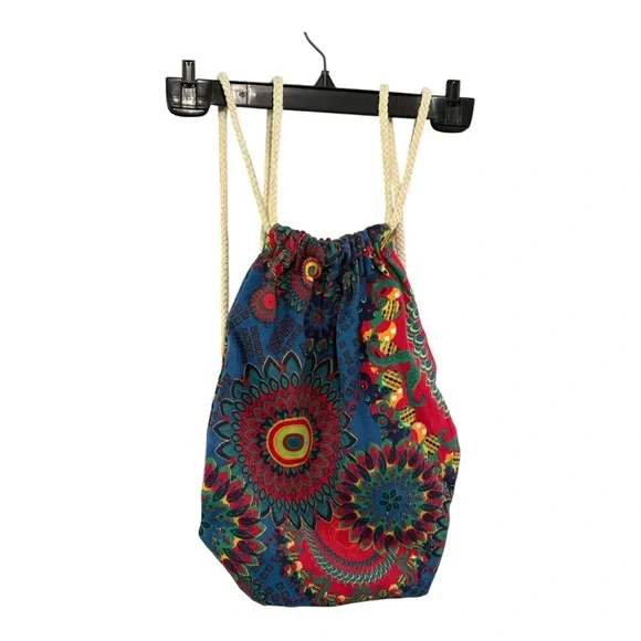 Colorful Drawstring Backpack - Picture 4 of 8